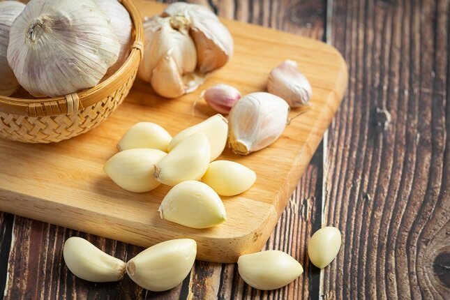 Garlic has anti-bacterial and anti-viral properties