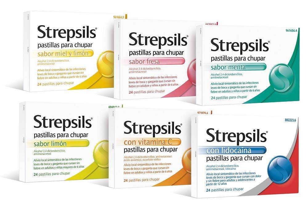  Strepsils es un medicamento de Reckitt Benckiser Healthcare, S.A